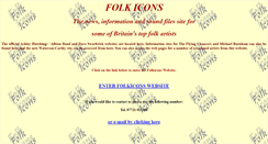 Desktop Screenshot of folkicons.co.uk