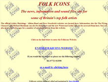 Tablet Screenshot of folkicons.co.uk